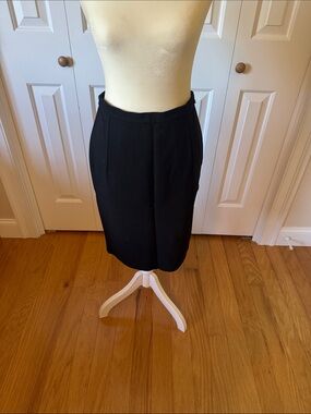 Diane Von Furstenberg Black Classic Kimmie Pencil Skirt